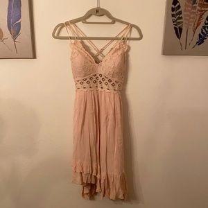 Large Spaghetti Strap Mini Dress GUC!